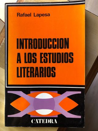 Introducción a los estudios literarios. Lapesa