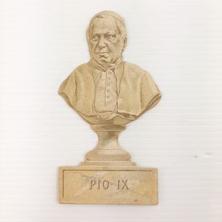 Biglietto Lotteria Italiana beneficenza. Papa Pio