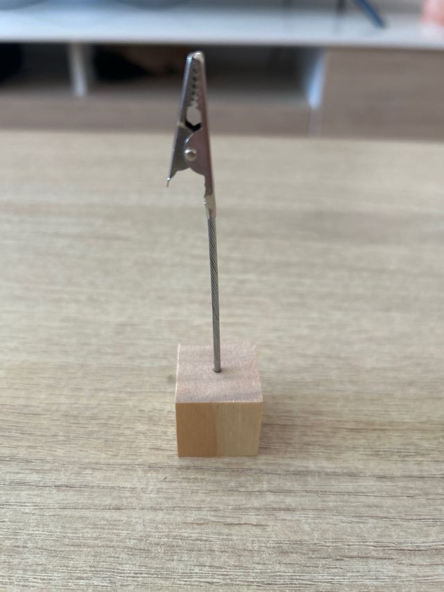 Portatarjetas/fotos de madera