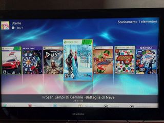 Xbox 360 + 2 pad + Kinect + 100 giochi bambini