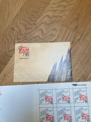 Chiudilettera Expo mondiale Filatelia 1998