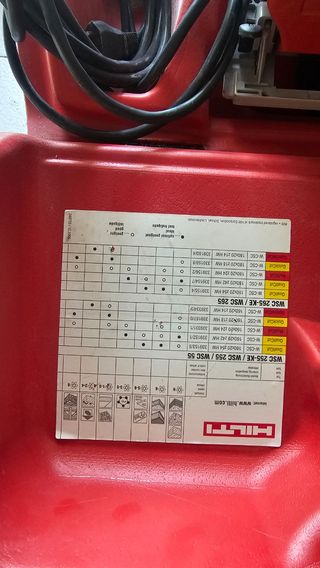 SIERRA CIRCULAR HILTI WSC 265