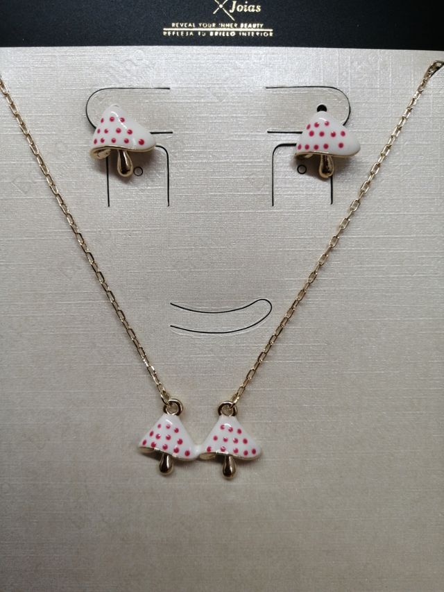 NUEVO, Juego para niñas enchapado en oro