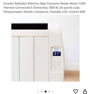 Radiador Eléctrico Bajo Consumo