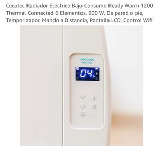 Radiador Eléctrico Bajo Consumo