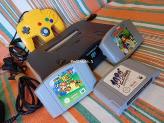 Nintendo 64 de 10 + MULTIJUEGOS. MARIO 64.