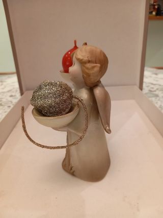 Porta candele angioletto di natale 