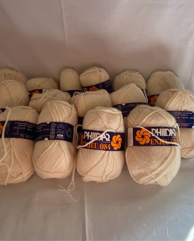 Ovillos lana Phildar Enjeu 084 crudo (16)