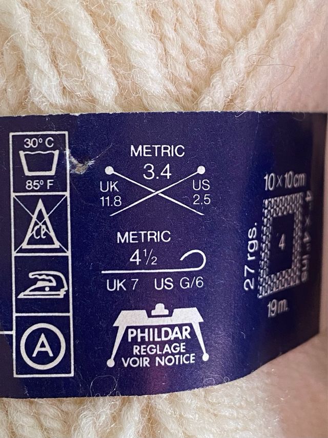 Ovillos lana Phildar Enjeu 084 crudo (16)