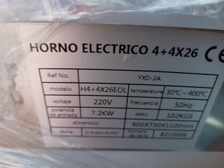 horno pizza doble eléctrico