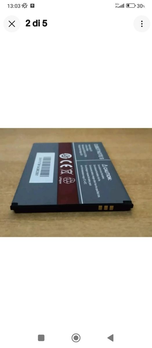 Batteria originale cubot per note S  