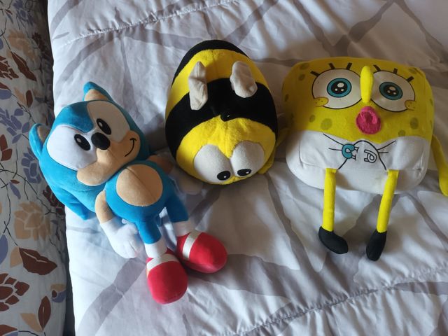 Vendo 3 peluches