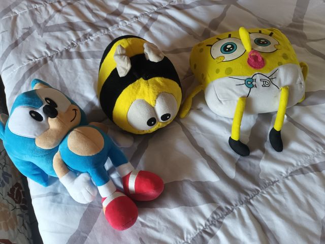 Vendo 3 peluches