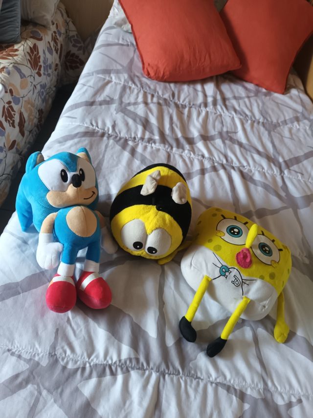 Vendo 3 peluches
