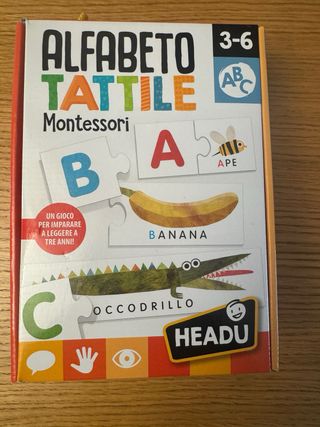 Alfabeto tattile Montessori