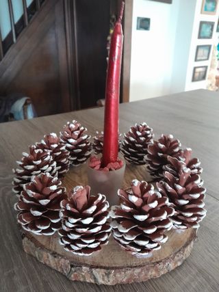 Centrotavola in legno