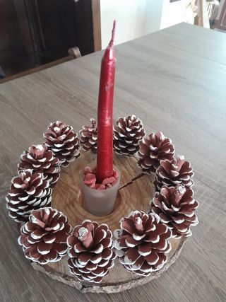 Centrotavola in legno