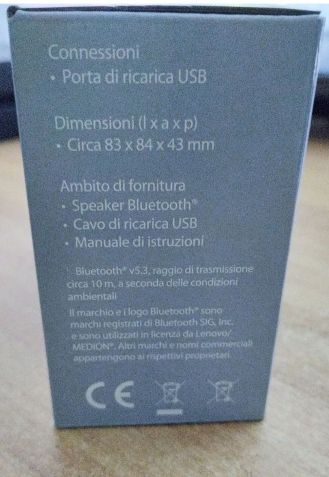 Cassa bluetooth speaker bluetooth 