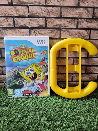 Bob Esponja Wii + Volante Wii
