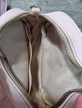 Riñonera redonda rosa pastel