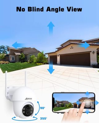 Cámara Vigilancia WiFi Exterior Solar con Batería