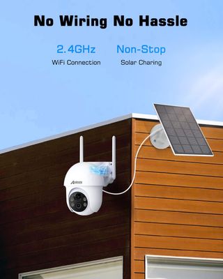 Cámara Vigilancia WiFi Exterior Solar con Batería