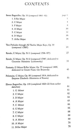 BEETHOVEN -PIANO Variaciones, Bagatelas, Rondos...