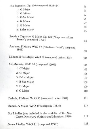 BEETHOVEN -PIANO Variaciones, Bagatelas, Rondos...