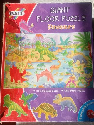 Puzzle Dinosaurios gigante suelo