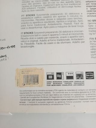 Molde silicona para palitos caseros