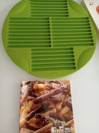 Molde silicona para palitos caseros