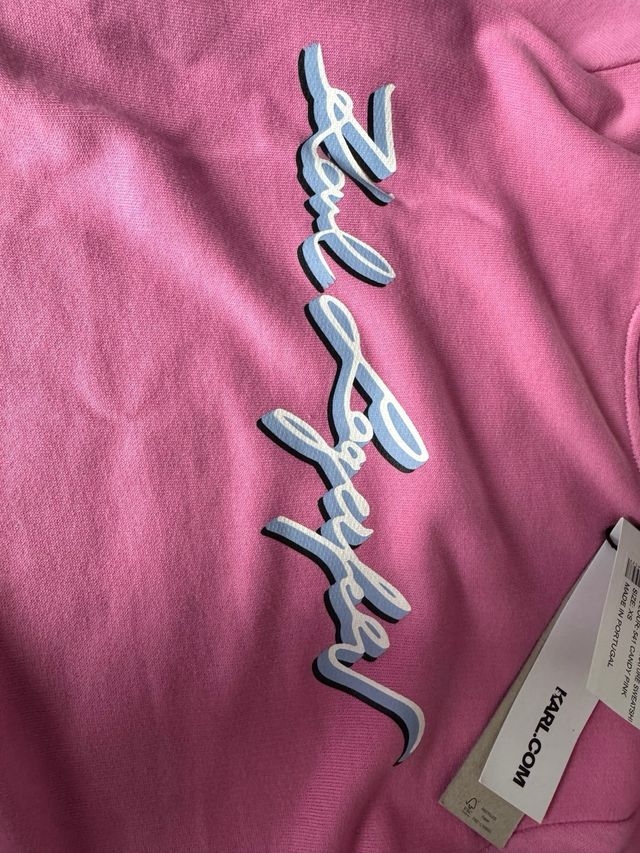 Sudadera rosa karl lagerfeld