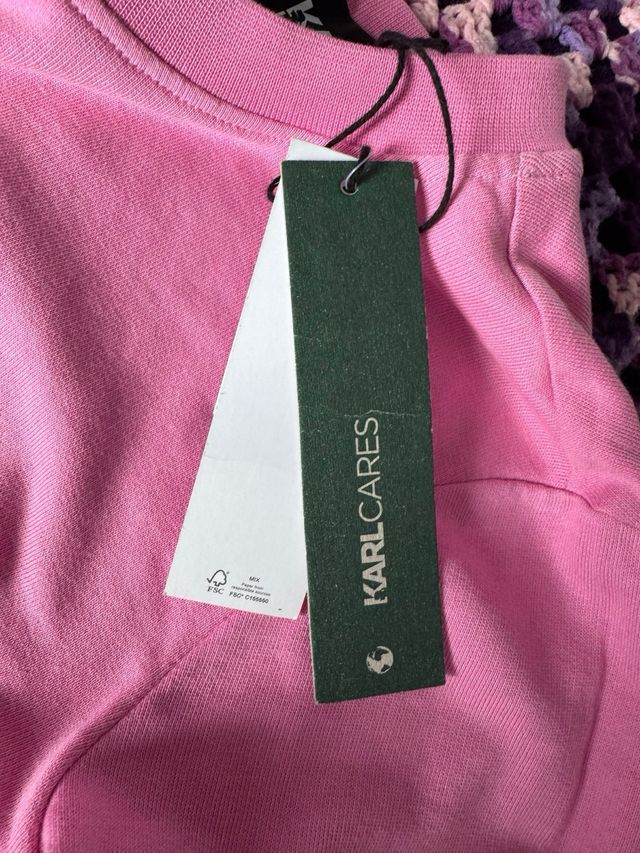 Sudadera rosa karl lagerfeld