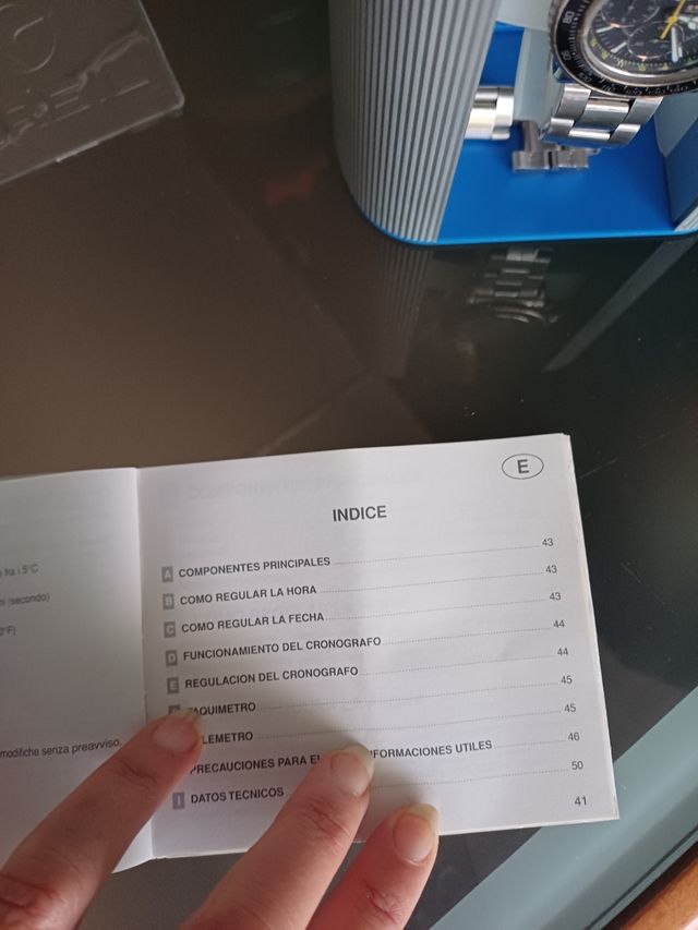 Reloj Brail Chrono, Milano