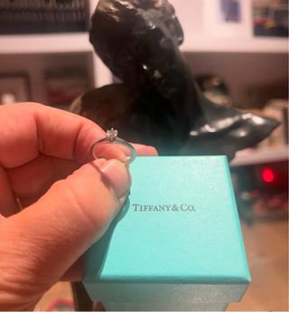 Anillo Solitario Pedida Tiffany  0,23ct