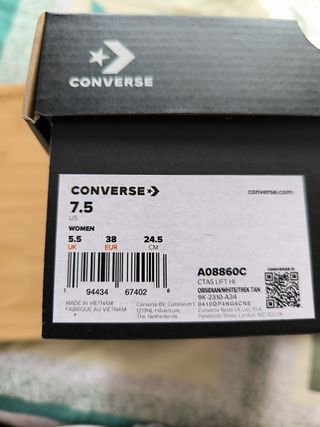 Bambas Converse mujer 