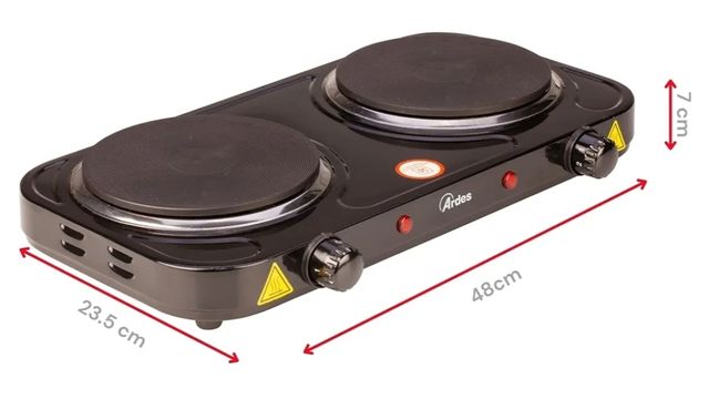 ARDES - Fornello elettrico per Cucinare da 2500W