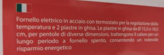 ARDES - Fornello elettrico per Cucinare da 2500W