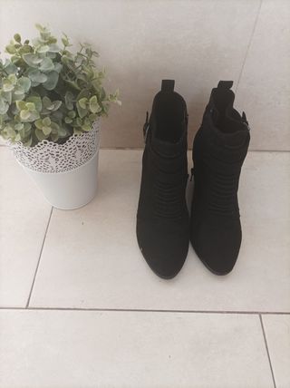 Botines cuña pull&bear