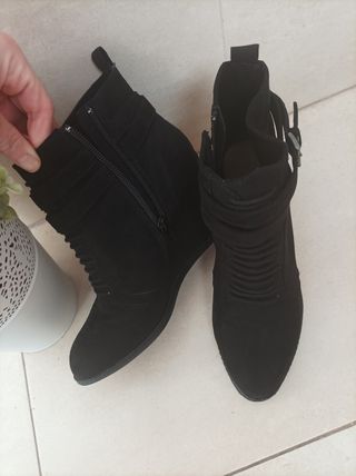 Botines cuña pull&bear