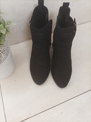 Botines cuña pull&bear