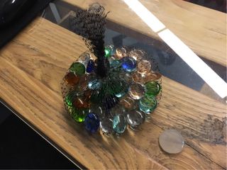 5 confezioni gemme di vetro colorate 1 kg