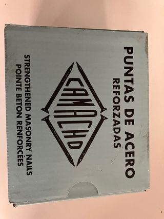 1400 puntas acero reforzadas Camacho