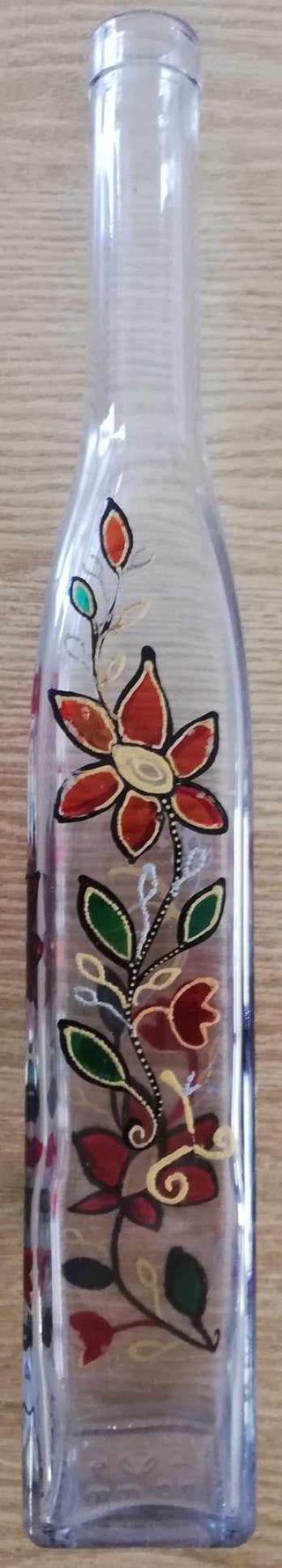 Bottiglia vuota stile graffiti GP Brotto