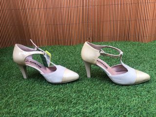 Zapatos Nuevos Tacón Talla 38 Nude Beige Pitillos