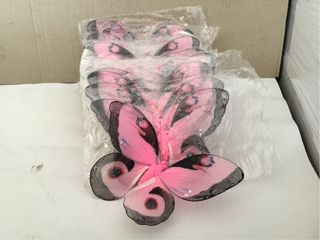 100 farfalle addobbi rosa e rosse