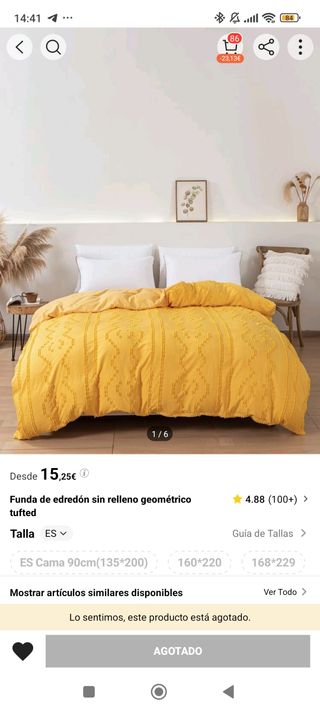 Funda de edredón shein