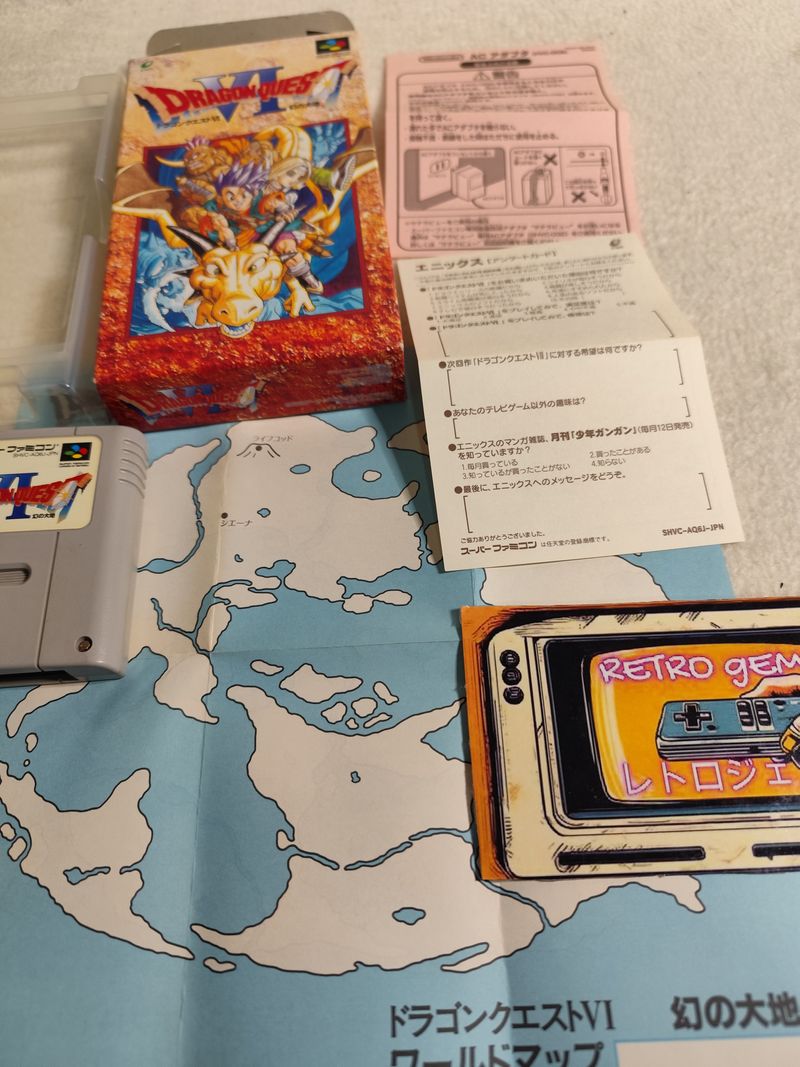 Imagen de *COMPLETO* DragonQuest VI Super Famicon Japones