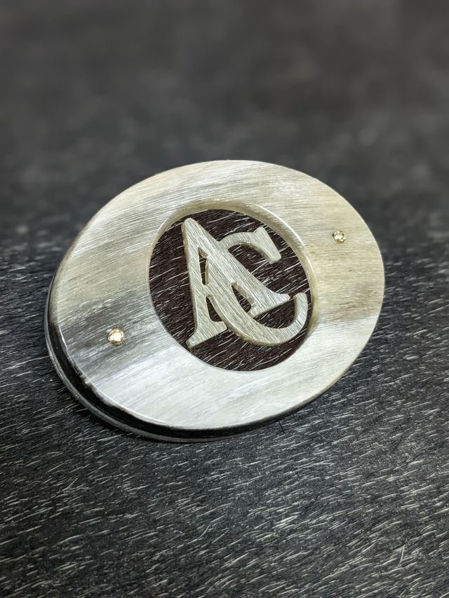 Hebilla cuerno de toro