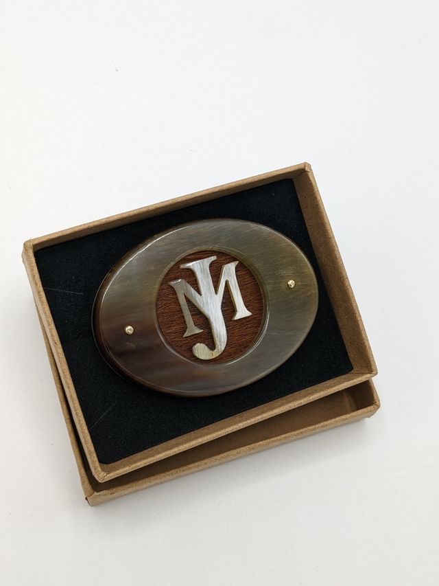 Hebilla cuerno de toro